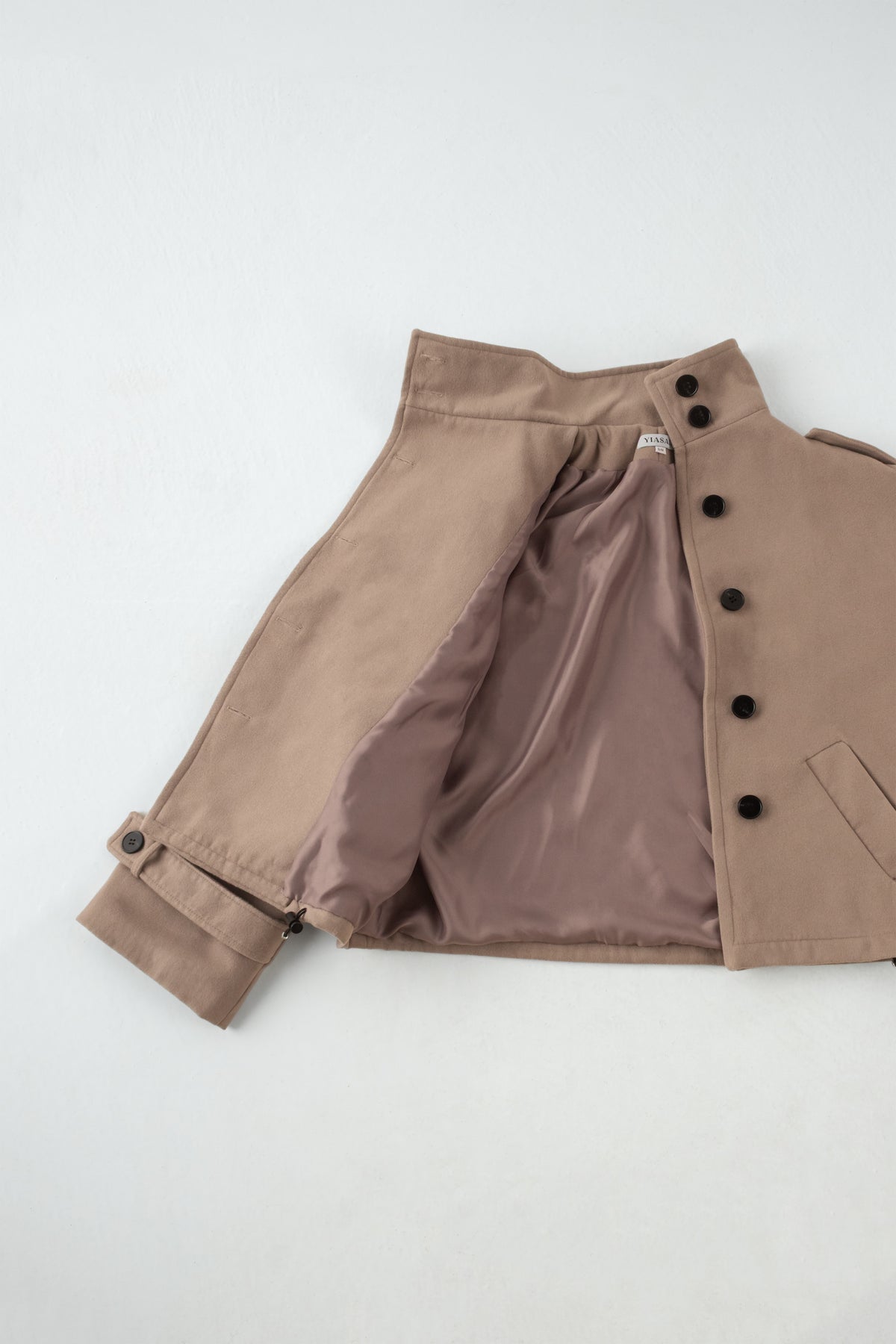 Asymmetric Coat - Beige