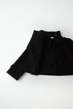 Asymmetric Coat - Black