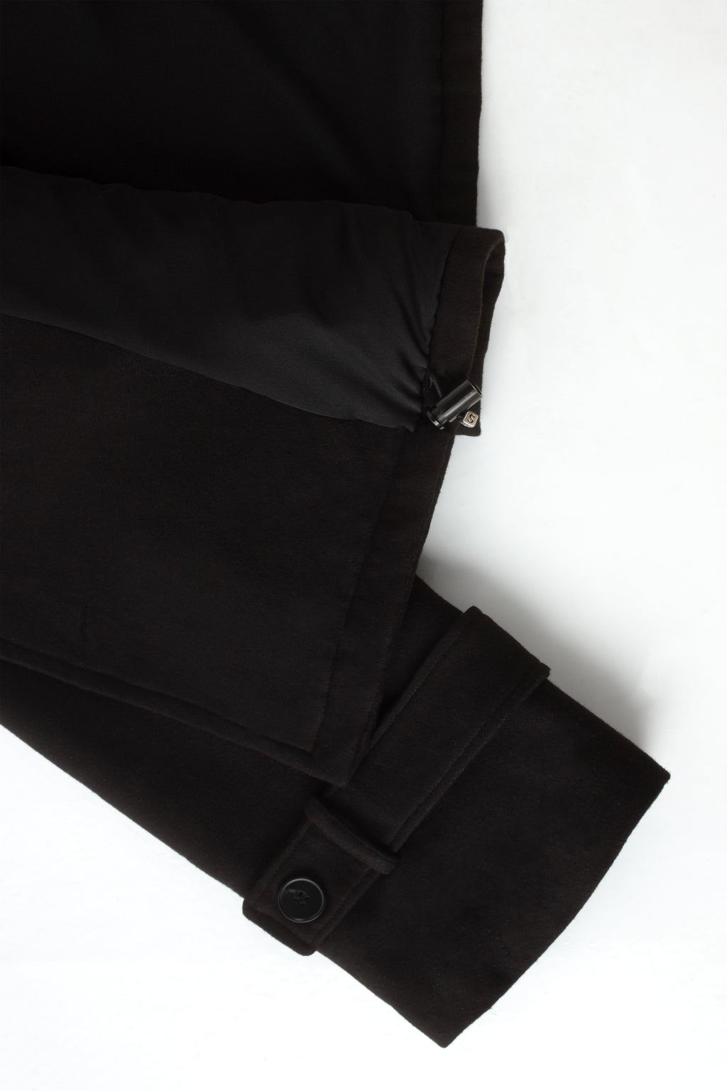 Asymmetric Coat - Black