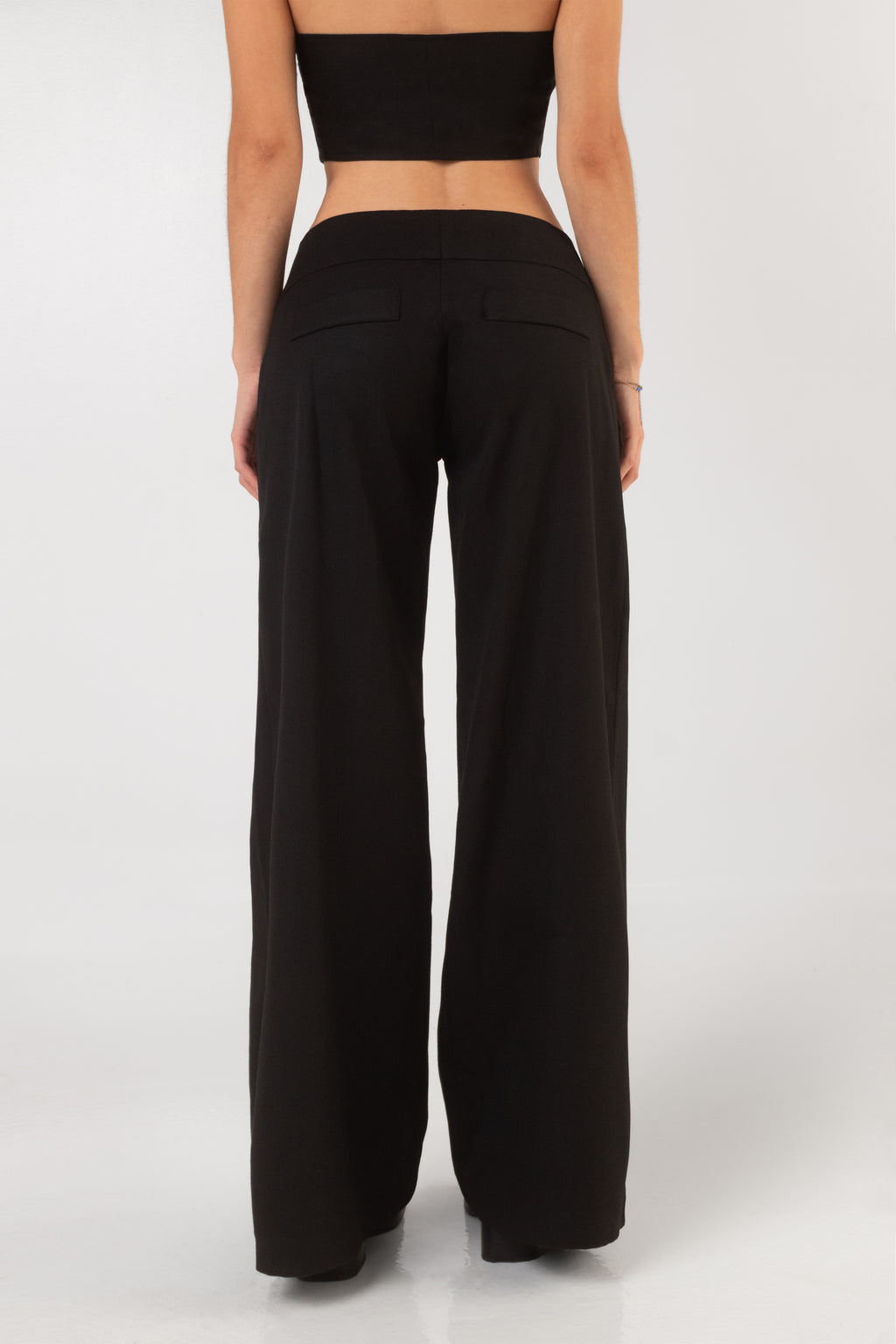 Line Trousers - Black