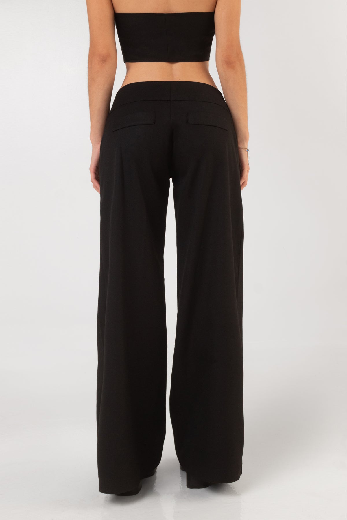 Line Trousers - Black