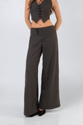 Line Trousers - Gray