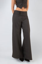 Line Trousers - Gray